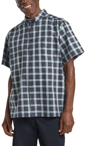 Jack Wolfskin Herren Planalto Shirt Hemd, Check Dark Navy, 3XL EU