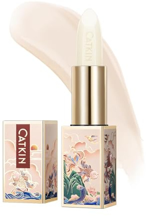 CATKIN Moonlight Lip Balm, Natural Hydrating Lip Balm, Chapstick Lip Balms with Vitamin E for 8h Moisture for Dry Cracked Lips, 3.5g