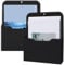Magnetic File Holder, 2 pieces Magnetic paper Holder Document Holder, File Cabinets and Fridge, Office Supplies Storage A4 Papers Letter Holder, Magnet, Organiser, for Whiteboards, Fridge, Black