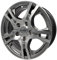 Tomason Germany TR7 6015 6Jx15 112x5 ET30 1000kg silber/hyperblack z.B. Hobby, Caravan, Trailer, Anhänger