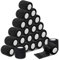 ROELLY 24 Rollen Selbstklebender Verband, 5cmx 4,5 m Verband Selbstklebend, Elastische Binde, Erste-Hilfe-Bandage für Finger, Handgelenke, Knöchel, Anwendbar für Menschen Oder Kleintiere, Schwarz