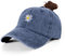 HeyCaps Damen Baseball Cap mit Gänseblümchen Stickerei und Pferdeschwanzöffnung – Baumwollmütze für Sommer Outdoor Freizeit Sonnenschutz