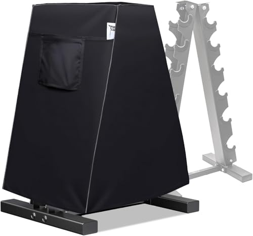 HoldOneLight Home Gym Dumbbell Rack Cover – 6-Level A-Frame Storage Shelf – Black Steel Frame – 30x18x37.8 – Ideal for Organizing Weights & Workout Gear
