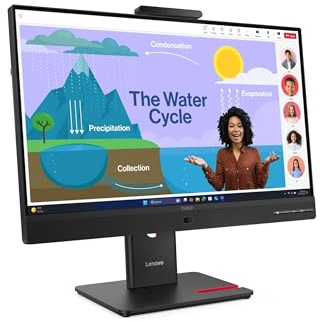 Lenovo ThinkVision T24D-4v - LED-Monitor - 1920 x 1080 Full HD (1080p) @ 120 Hz - IPS - 250 cd/m² - 1500:1-4 ms - HDMI, 2xDisplayPort, 2xUSB-C - Lautsprecher - Finsternis schwarz