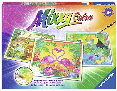 Ravensburger 29456 - Tiere am Wasserloch - Mixxy Colors Maxi