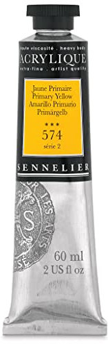Sennelier Acrylique extra fin, 60 ml, jaune primaire S2