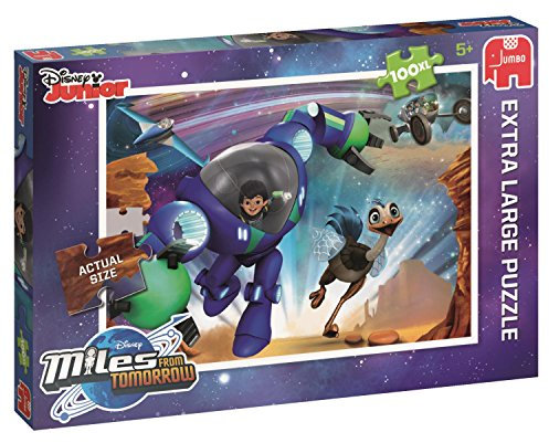 Jumbo Disney Miles from Tomorrow Jigsaw Puzzle (X-Large, 100-Piece, Multi-Colour)