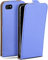 MoEx Magnetic Flip Case compatible with iPhone 4s / iPhone 4 | 360° protection faux leather, Light blue