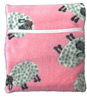 Hotties Microwave hot water bottle - Gorgeous Fleece Sheep (Pink)