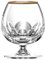 ARNSTADT KRISTALL Cognacglas Palais Gold hell (10,6 cm) Kristallglas mundgeblasen · handgeschliffen · Handmade in Germany · inkl. 24 Karat Goldrand