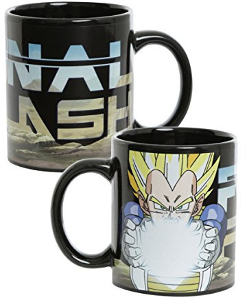 Dragon Ball Z Character Vegeta 14oz Mug That Changes Colors From Liquid Temperature