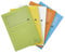 Exacompta 50260E 25er Pack Fenstermappen Super PEFC zertifiziert Karton 160g/m² praktisch und robust für DIN A4 farbig sortiert Dokumentenmappe Einschlagmappe