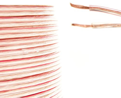 Ex-Pro® - AV-Pro OFC Oxygen Free Copper Loud Audio/Speaker Cable, 2 x 0.4mm² [OD 4mm x 2mm] - 100m Reel