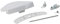 DREHFLEX - Griff/Türgriff für diverse Waschmaschinen kompatibel mit AEG-Electrolux (auch Privileg - Quelle möglich) - kompatibel für Teile-Nr. 405508700/3 4055087003 50287899004