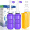 2 Stück Tragbarer Bidet -Portable Bidet - Travel Bidet - Peri Bottle - Hand-Bidet für Bidet, tragbar, mit Reisetasche, 450 ml Fassungsvermögen und abgewinkelter Düse