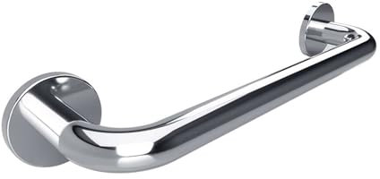 Barre de maintien de douche HELP 400 en acier inoxydable 48x8x10,6cm