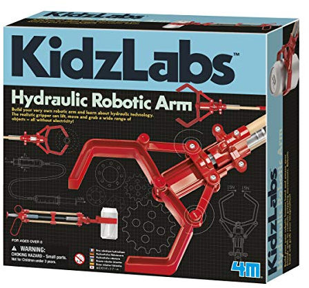 4M Hydraulischer Roboterarm für Kinder, Wissenschaftsset, Modell: 4106