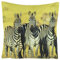 Kissenhüllen Kissenbezug 40x40 Kissen Dekokissen Kuschelkissen Tiermotive (Afrika Steppe Zebra)