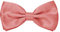 MASADA Herren Fliege Rosa glänzend und stufenlos verstellbar, handgefertigt mit Hakenverschluss - 12 x 6 cm 100% Polyester