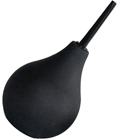 HEALLILY Großer Saugball Ohrreinigungsball 224 Ml Schwarz Mit Silikonspitze Für Sichere Ohrspülung Bei Erwachsenen Und Kindern