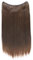 CAISHA 50cm 1 Tresse Extension mit Gummiband Extensions Haarverlängerung Haarteil Glatt Braun Mix E106