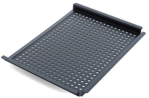 Merten & Storck Carbon Steel Asador para Barbacoa Acero al Carbono Pre-Sazonada, Parrilla, Cocina al aire libre, Barbacoa, Negro