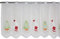 Clever-Kauf-24 Scheibengardine | Weihnachtsbaum | Weihnachtsmann | HxB 50x140cm | Tannenbaum Advent |