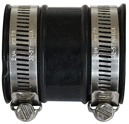 Jardibric - Manchons d'Adaptation EPDM - Raccord d'Évacuation - Raccord PVC - Connecteurs Flexibles pour une Transition Étanche dans Votre Système de Plomberie (Ø 40 à 50)