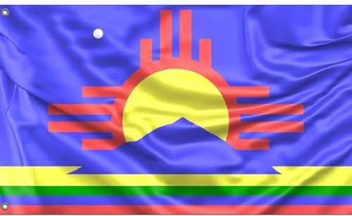 Roswell Flagge, New Mexico USA | Einzigartiger Designdruck | Made in EU (3x5ft / 90x150cm)