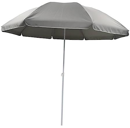 BE TOY'S - Parasol plage ardea 2m40 gris