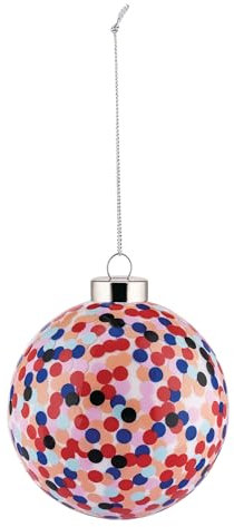 Alessi Proust AM43 2 - Design Weihnachtskugel aus mundgeblasenem Glas, Handdekoriert