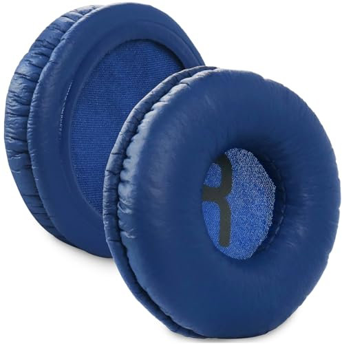 Tune 600BTNC - Cuscinetti auricolari di ricambio rotondi, 70 mm, compatibili con cuffie JBL T500BT T450BT, Tune 500BT 600BTNC On-Ear/Sony MDR-V150 V200 V250 V300 V400 ZX300 - Cuscinetti auricolari