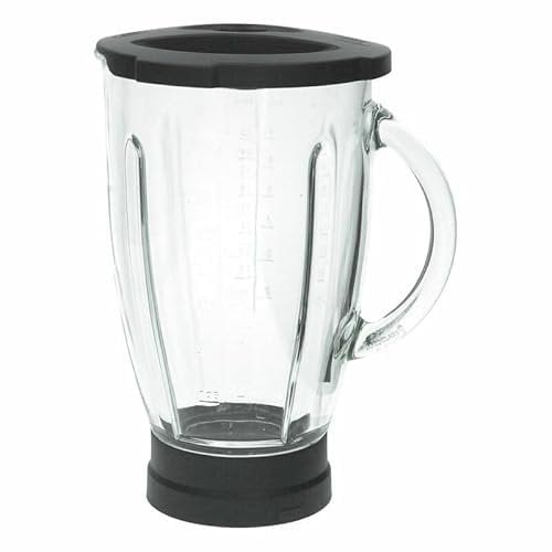 LUTH Premium Profi Parts Frullatore compatibile con Bosch 00701104 bicchiere in vetro con coperchio per robot da cucina