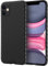 X-level für iPhone 11 Hülle, 0,35 mm Ultra Dünn und Leicht Aramidfaser Handyhülle Kratzfeste Carbon Textur Schutzhülle Kameraschutz Extrem Slim Hard Case - Schwarz