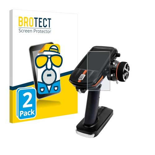 BROTECT Schutzfolie für RadioLink RC8X | 2 Stück Entspiegelnder Displayschutz Made in Germany Matte Displayschutz-Folie Anti-Reflex Anti-Fingerprint Einfache Montage