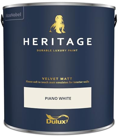 Dulux Heritage Paint (2.5L, Piano White)