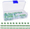 Funmo 50 morsetti a vite PCB 2,54 mm 0,1 Pitch PCB Mount Screw Terminal Block, 2 pin/3 pin/4 pin, per cavi da 26-18AWG