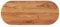 vidaXL Tischplatte, Holzplatte Holztischplatte Oval, Möbelplatte Platte für Beistelltisch Bartisch, Massivholzplatte Schreibtischplatte Ersatzplatte, 120x50x3,8cm Massivholz Akazie