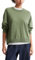 Marc O'Polo Denim Damen Strickpullover mit Rundhalsausschnitt Regular Fit, Grün (Medium Green Melange 01), S