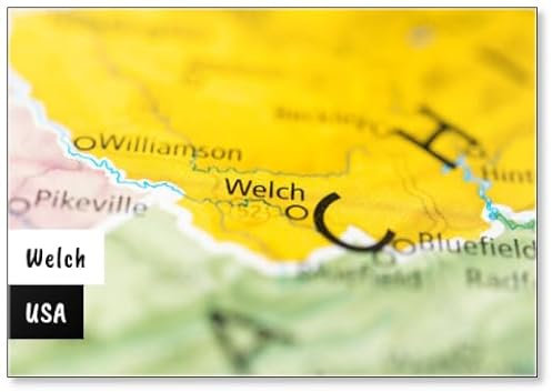 Kühlschrankmagnet Welch, West Virginia, USA