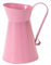 WZTHLF Blumentöpfe für den Innenbereich, bunte Blume, Metall-Eimer, Vase, Metall, Eisen, Aufbewahrungsbehälter, Blumentopf, Übertopf, Blumenarrangements, Dekoration (Rosa)