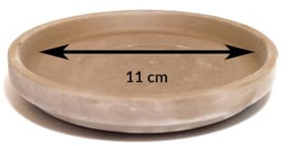 11 cm Ceramic Terracotta Pot For Bonsai Tree pot | Clay Terracotta Pot Plant Saucer | Ceramic Plant drip trays | Flower tray