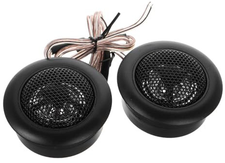 SOLUSTRE Mini-kalottenhochtöner Für Auto-audiosystem Hochleistungs-hochtönerpaar Für Auto-stereoanlagen Kuppel-hochtöner Für Klare Hochfrequenztöne Einfache Installation Für