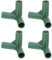M METERXITY 4pcs Conectores de Estructura de Invernadero de 16mm, Accesorios de Invernadero [Verde]