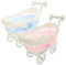 Abaodam 2st Party Geflochtene Körbe Gewobener Korb Dekorativer Kinderwagenkorb Korb Mit Partyartikeln Geschenkkörbe Für Babys Miniaturdekoration Dekorationen Für Die Babyparty Babywagen Pp