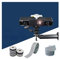 Piont 3D-Drucker, 3D-Scan-Markierungspunkt Fotografischer 3D-Scanner-Markierungspunkt Lesemaschine Zielpunkt 100 m Zubehör für 3D-Drucker(Inner 0.4 outer 2(120000))