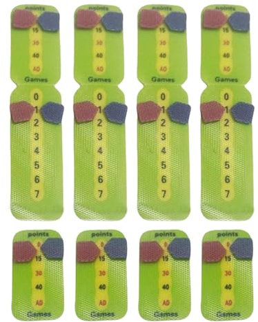 Ghjkldha Portable Tennis Score Keeper, Pickleball Score Keeper Paddle, Tennis Match Scoreboard, Tennis Scoreboard for Players, Portable Score Keeper Tennis Match Scoreboard for Players