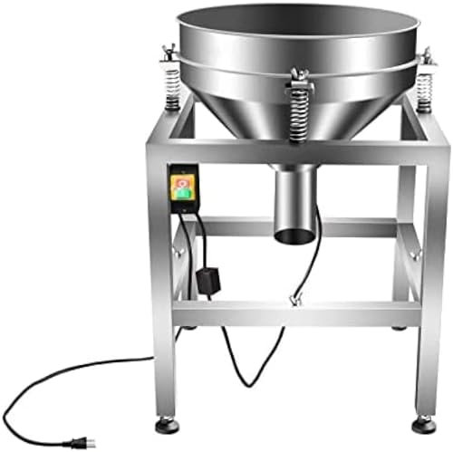 Automatic Sieve Shaker Vibrating Machine 40 Mesh 100 Mesh,Commercial Automatic Electric Sifter Shaker Machine, Flour Sifter for Flour Powders