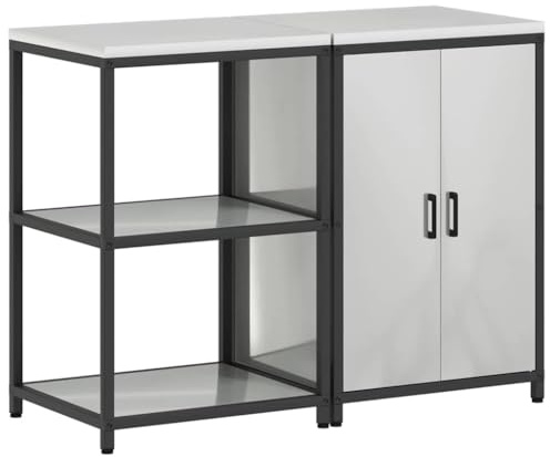 vidaXL Kitchen cabinet storage unit - a smart solution for your garage or home. Perfect for creating order.