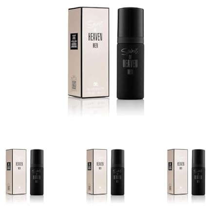 Milton-Lloyd Spirit of Heaven - Fragrance for Men - 50ml Eau de Toilette (Packung mit 4)